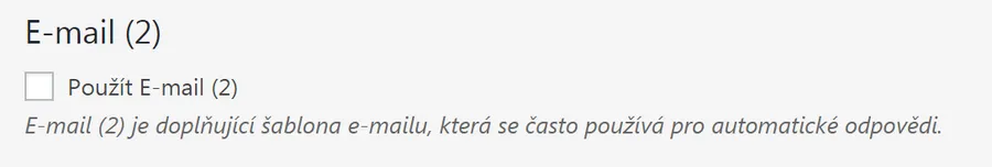 Použití emailu